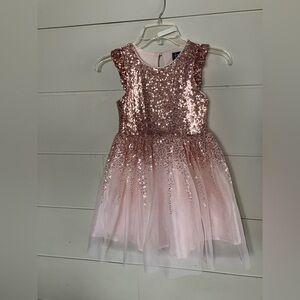 Girl’s Pink Sequin Tulle Dress size 6Y